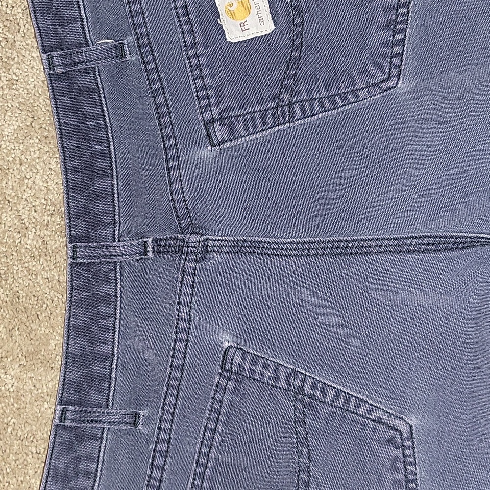 Blue Carhartt FR Pants 32Wx28L - Picture 3 of 7